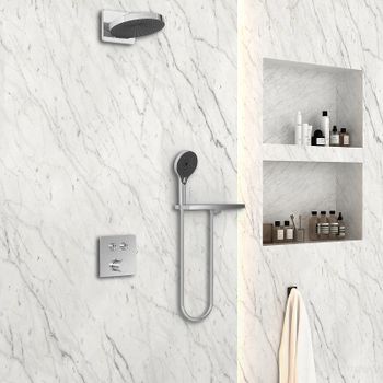 Душевая система Vincea Inspire VSFW-4I211RCH Хром — фото 3, Встраиваемые душевые комплекты