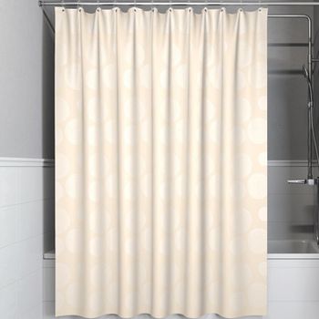 Штора для ванны Iddis Base 180х200 BD02P18i11 Бежевая — фото 1, Шторы для ванной