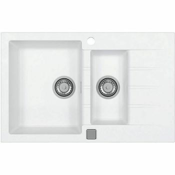 Кухонная мойка Alveus Granital Cadit 70 Arctic G11 790x500 1131357 Белая — фото 1, Кухонные мойки