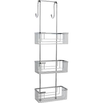 Полка корзина WasserKRAFT K-71133 Хром — фото 1, Полки для ванной и душа