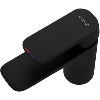 Смеситель для раковины Kludi Pure Style 400283975 Черный матовый — фото 4, Смесители для раковины