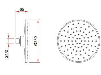 Душевая система Berges Nardis 2R 071003 Хром сильвер — фото 9, Встраиваемые душевые комплекты