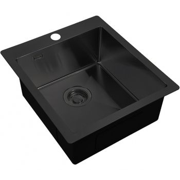 Кухонная мойка ZorG Light Grafit ZL R 450510 GRAFIT Графит — фото 1, Кухонные мойки