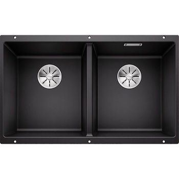Кухонная мойка Blanco Subline 350/350-U 523574 Антрацит — фото 1, Кухонные мойки