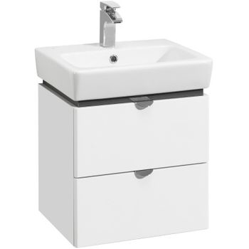 Тумба под раковину Aquaton Скай 50 1A238001SY010 подвесная Белый — фото 1, Тумбы под раковину