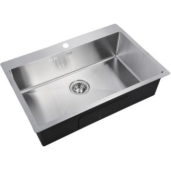 Кухонная мойка ZorG R 7551 Нержавеющая сталь — фото 1, Кухонные мойки