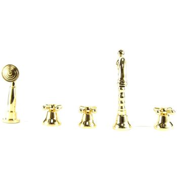 Смеситель на борт ванны Webert Armony AM730402010 Золото — фото 2, Смесители на борт ванны