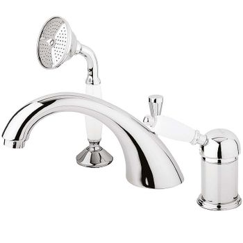 Смеситель на борт ванны Cezares Elite ELITE-BVDM-01-Bi Хром — фото 1, Смесители на борт ванны