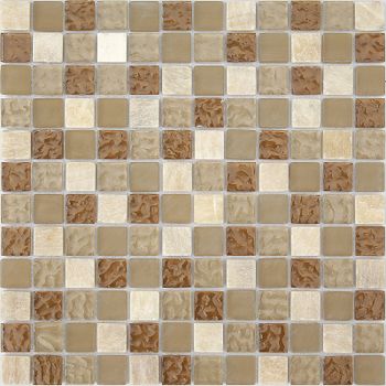 Мозаика Caramelle mosaic Naturelle 8 мм Amber 30x30 см — фото 1, Мозаика