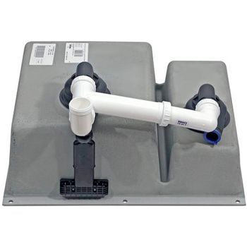 Кухонная мойка Blanco Subline 340/160-U L 523552 Белая — фото 3, Кухонные мойки