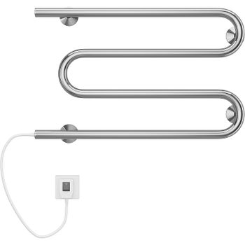 Электрический полотенцесушитель Terminus М-образный 600x350 4620768883927 Хром — фото 2, Электрические полотенцесушители