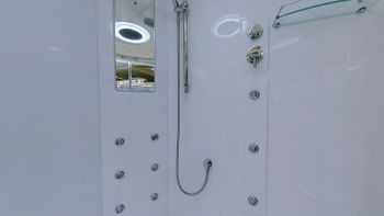 Душевой бокс Timo Lux 135х135 T-7735C с гидромассажем — фото 5, Душевые боксы