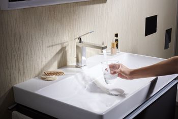 Смеситель для раковины Hansgrohe Tecturis E 73010000 Хром — фото 6, Смесители для раковины