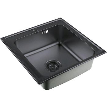 Кухонная мойка ZorG Grafit 50 SZR 5050 GRAFIT Графит — фото 1, Кухонные мойки