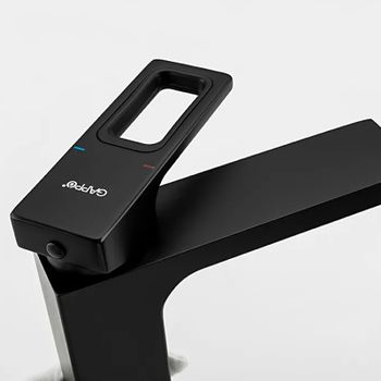 Смеситель для раковины Gappo G1017-6 Черный матовый — фото 4, Смесители для раковины