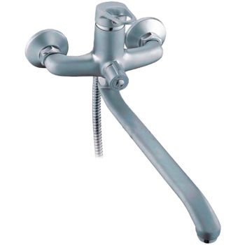 Смеситель для ванны Frap H13-1 F2213-1 универсальный Хром матовый — фото 1, Смеситель для ванны