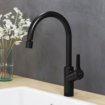 Смеситель для кухни Damixa Eclipse 310722300 Черный матовый — фото 2, Смесители для кухни