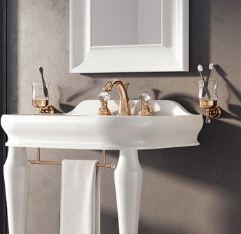 Смеситель для раковины Webert Karenina KA750101065 Бронза — фото 2, Смесители для раковины