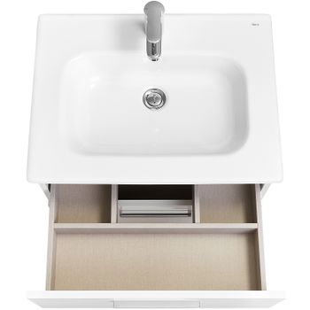 Тумба под раковину Roca Victoria 60 A857468806 подвесная Белый глянец — фото 3, Тумбы под раковину