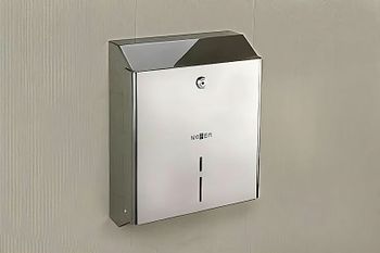 Диспенсер для бумажных полотенец Nofer 04010.B Нержавеющая сталь глянцевая — фото 2, Диспенсеры бумажных полотенец