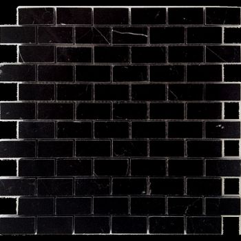 Мозаика Caramelle mosaic Pietrine 4 мм Nero Oriente POL 29,8x29,8 см — фото 1, Мозаика