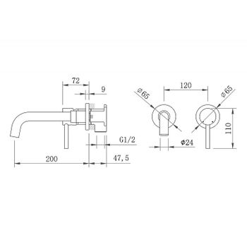 Смеситель для раковины Berges Ventas R 076016 Оружейная сталь — фото 5, Смесители для раковины