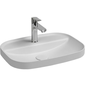 Раковина Allen Brau Fantasy Sphere 55 4.11034.21 Белая матовая — фото 1, Раковины встраиваемые сверху