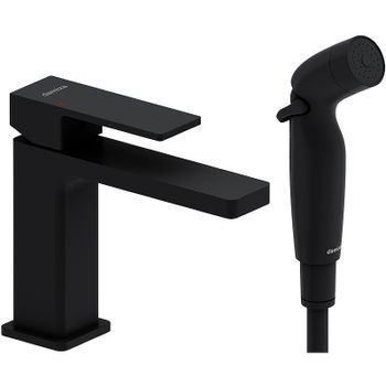 Смеситель для раковины Damixa Gala 530300300 Черный матовый — фото 1, Смесители для раковины