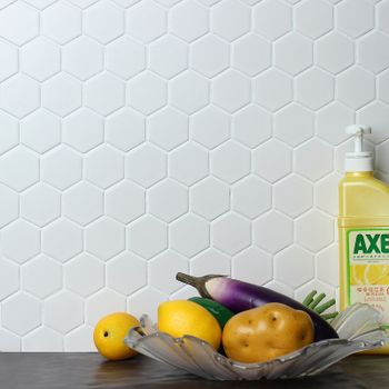 Керамогранитная мозаика Bonaparte Nakama white 28,1x32,5 см — фото 2, Мозаика