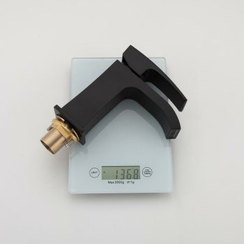 Смеситель для раковины Gappo G07-6 G1007-6 Черный матовый — фото 5, Смесители для раковины