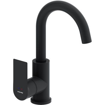 Смеситель для раковины Damixa Apollo 470220300 Черный матовый — фото 1, Смесители для раковины