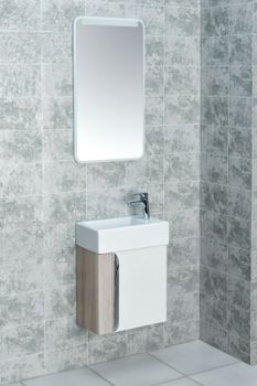 Зеркало Aquaton Вита 46 1A221902VT010 с подсветкой Белое — фото 2, Зеркала в ванную комнату