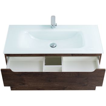 Тумба под раковину BelBagno Etna-H60 90 ETNA-H60-900-2C-SO-RW-P подвесная Rovere Moro — фото 12, Тумбы под раковину