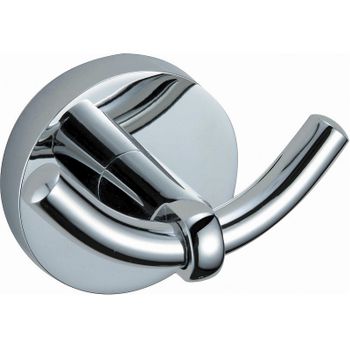 Двойной крючок Viko V-202 Хром — фото 1, Крючки для полотенец