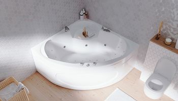 Акриловая ванна Marka One Trapani 140х140 01тр1414 без гидромассажа — фото 4, Акриловые ванны