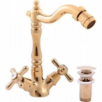 Смеситель для биде Rav Slezak Morava retro MK121.5/9Z Золото — фото 1, Смесители для биде