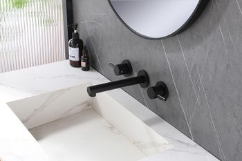 Смеситель для раковины Abber Emotion AF88121B Черный матовый — фото 2, Смесители для раковины