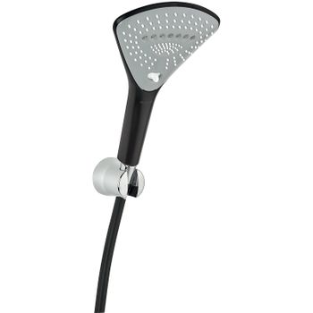 Душевой гарнитур Kludi Fizz 6775087-00 Черный матовый Хром — фото 1, Душевые гарнитуры