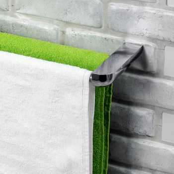 Полотенцедержатель WasserKRAFT Kammel K-8340 двойной Хром — фото 2, Полотенцедержатели