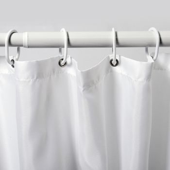 Штора для ванны WasserKRAFT Vils 180х200 SC-10201 Белая — фото 2, Шторы для ванной