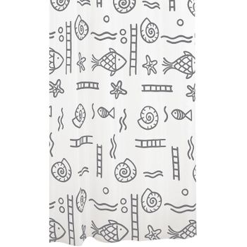 Штора для ванны Ridder Neptun 240х180 46417 Серая — фото 1, Шторы для ванной