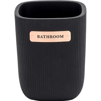 Стакан для зубных щеток Ridder Kelsey 2242110 Черный — фото 1, Стаканы для зубных щеток