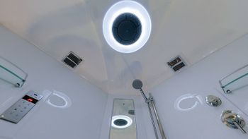 Душевой бокс Timo Lux 135х135 T-7735C с гидромассажем — фото 3, Душевые боксы