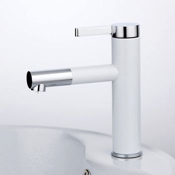 Товар: Смеситель для раковины Frap H52 F1052-14 Белый Хром - фото 10 Смеситель для раковины Frap H52 F1052-14 Белый Хром — фото 10, Смесители для раковины