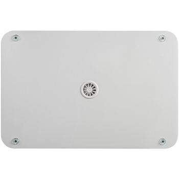 Корзина для белья Geralis PWH-S Punto Белая, кант Хром, большая — фото 5, Корзины для белья