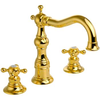 Смеситель для раковины Migliore Arcadia 18397 Золото — фото 1, Смесители для раковины