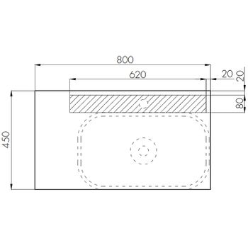 Тумба под раковину Aquaton Мишель 80 1A256801MIX30 подвесная Дуб рустикальный Фьорд — фото 13, Тумбы под раковину