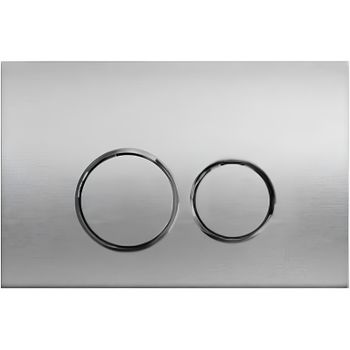 Клавиша смыва CeramaLux DC-011 Серебро — фото 1, Кнопки смыва