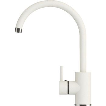 Смеситель для кухни Polygran Элара №36 660724 Белый хлопок — фото 1, Смесители для кухни