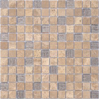 Мозаика Caramelle mosaic Silk Way Bronze Velour 29,8x29,8 см — фото 1, Мозаика